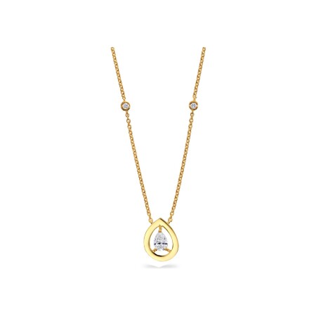 Collier en or jaune et diamants