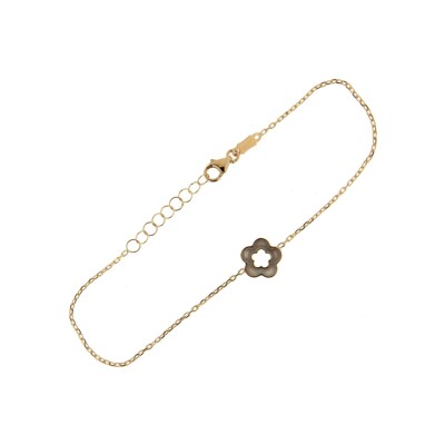 Bracelet en or jaune et nacre