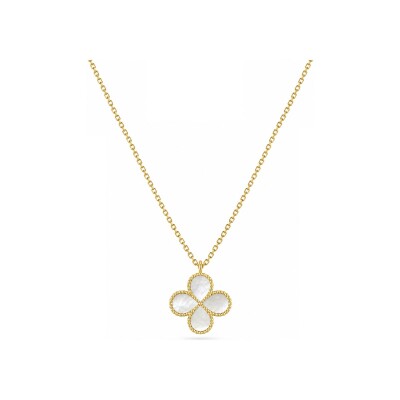 Collier en or jaune et nacre