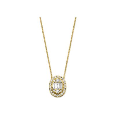 Collier en or jaune et diamant