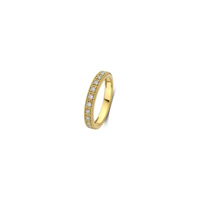 Bague en or jaune et diamant