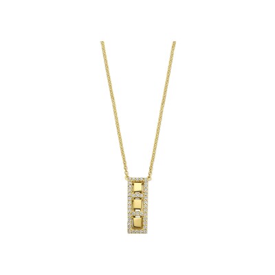 Collier en or jaune et diamants