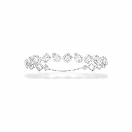 Messika Skinny Rivière bracelet, white gold, diamonds