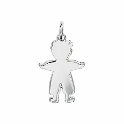 Pendentif argent petit garcon