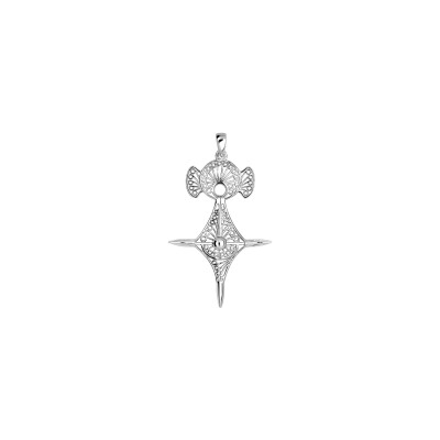 Pendentif croix du Sud en argent rhodié