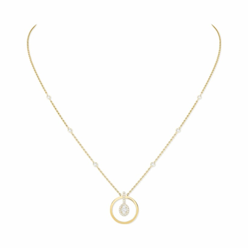 Collier Messika Graphic en or jaune et diamants