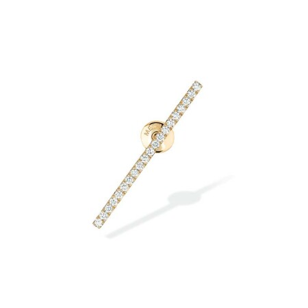 Messika Gatsby single earring, yellow gold, diamonds