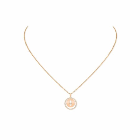 Collier Messika Lucky Move PM en or rose et diamants