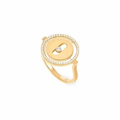 Bague Messika Lucky Move PM en or jaune et diamants