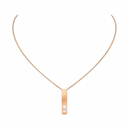 Messika My First Diamond necklace, rose gold, diamond