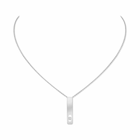 Messika My First Diamond necklace, white gold, diamond