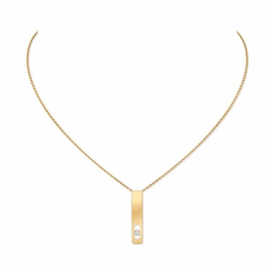 Messika My First Diamond necklace, yellow gold, diamonds