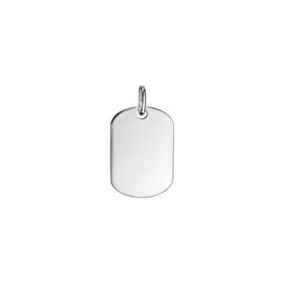 Pendentif Plaqueprestige petit modèle 16x23 en argent