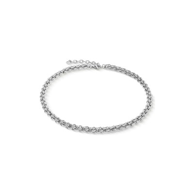 Collier Coeur de Lion Mesh Chain Classic en acier