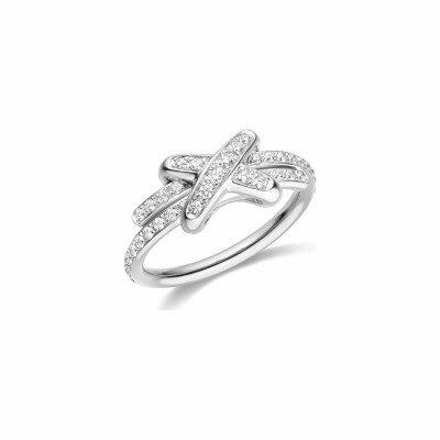 Chaumet premiers liens ring, white gold, diamonds