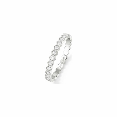 Chaumet Bee de Chaumet wedding ring, white gold, diamonds