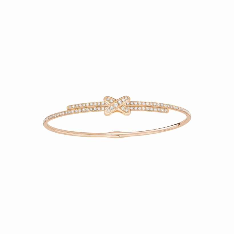 Chaumet Jeux de Liens bracelet, pink gold, diamonds