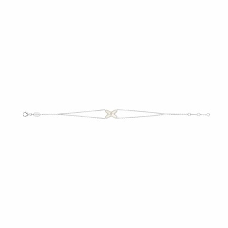 Chaumet Jeux de Liens bracelet, white gold, diamond, nacre