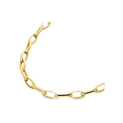 Collier Boccia Titanium en titane et plaqué or