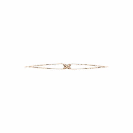 Chaumet Jeux de Liens bracelet, rose gold, diamonds