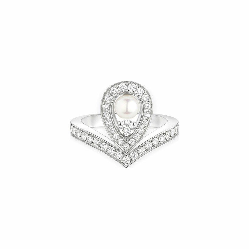 Chaumet Joséphine Aigrette ring, white gold, diamonds