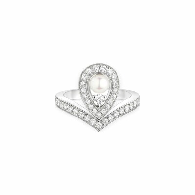 Chaumet Joséphine Aigrette ring, white gold, diamonds