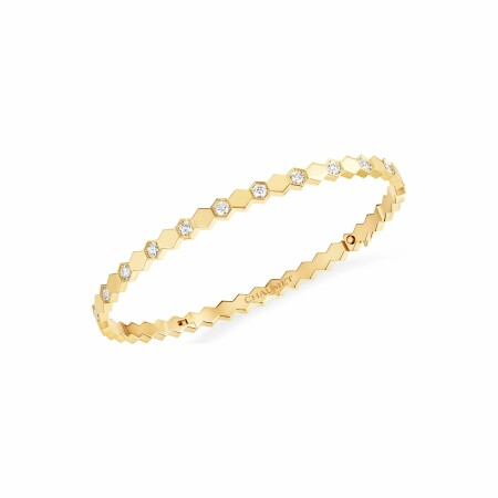 Chaumet Bee my love bracelet, yellow gold, diamonds