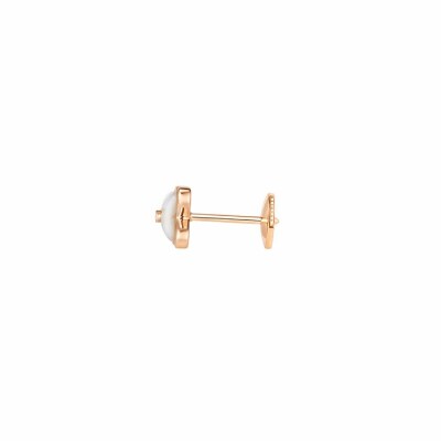 Chaumet Jeux de Liens single earring, rose gold, diamond, nacre