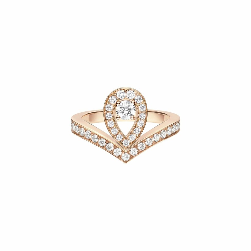 Chaumet Joséphine Aigrette ring, rose gold, diamonds