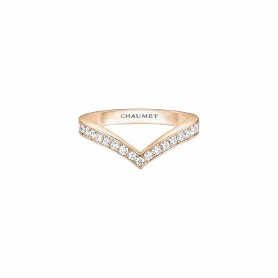 Bague Chaumet Joséphine Aigrette en or rose et diamants