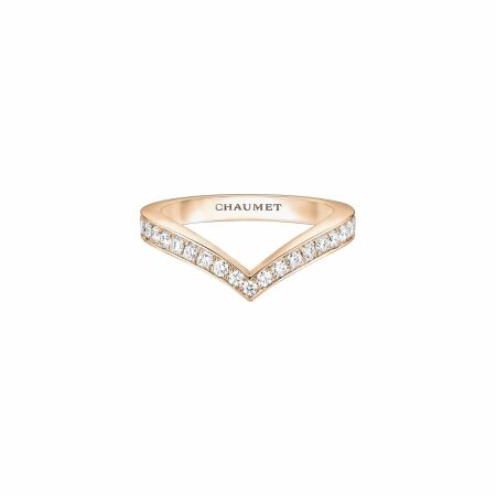 Chaumet Joséphine Aigrette ring, rose gold, diamonds