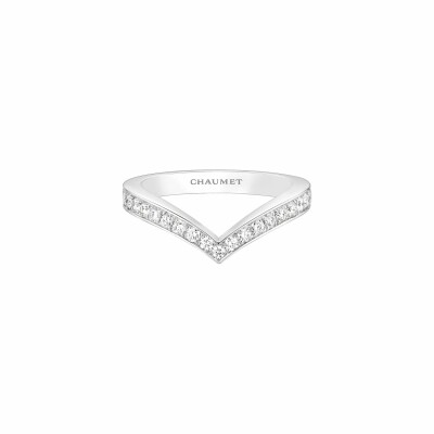 Bague Chaumet Joséphine Aigrette en or blanc et diamants