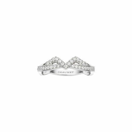 Alliance Chaumet Joséphine Amour d'Aigrette en or blanc et diamants