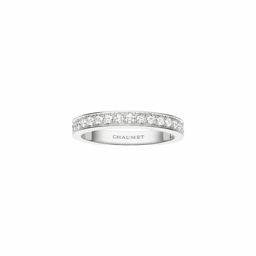 Chaumet Josephine Aube Printanière wedding ring, platinum, diamonds
