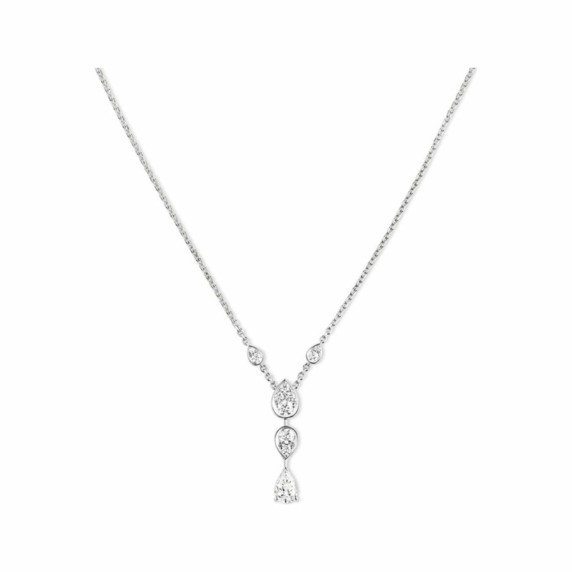 Chaumet Joséphine Ronde d’Aigrette pendant, white gold, diamonds