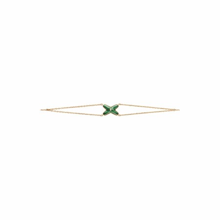 Chaumet Jeux de Liens bracelet, rose gold, diamond, malachite