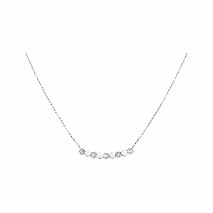 Chaumet Bee My Love necklace, white gold, diamonds