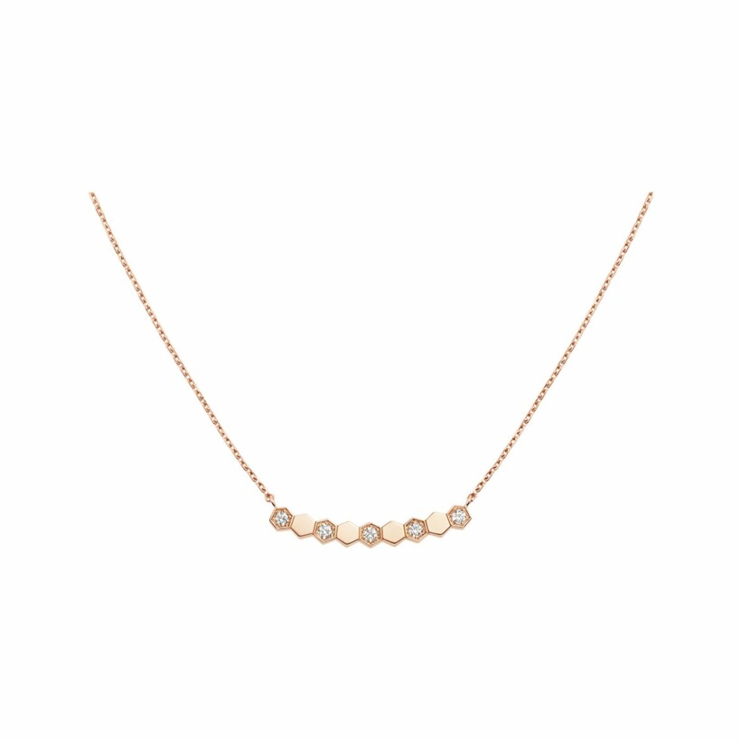 Chaumet Bee My Love necklace, rose gold