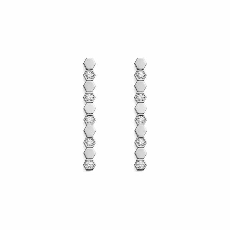 Chaumet Bee My Love earrings, white gold, diamonds