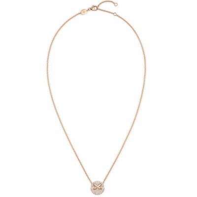 Chaumet Jeux de Liens Harmony small model pendant, rose gold, diamonds