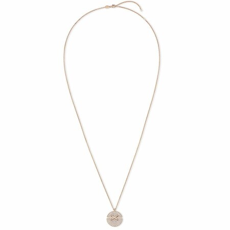 Chaumet Jeux de Liens Harmony large model pendant, rose gold, diamonds