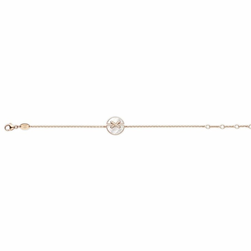 Chaumet Jeux de Liens Harmony bracelet, rose gold, diamonds and nacre