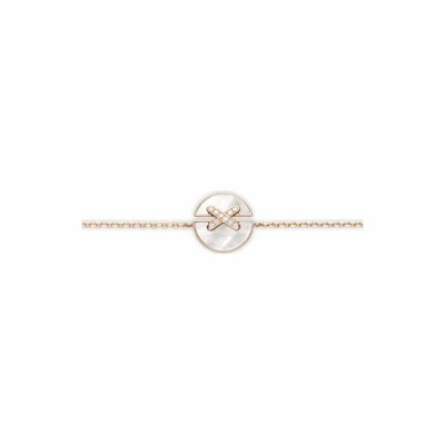 Bracelet Chaumet Jeux de Liens Harmony en or rose, diamants et nacre