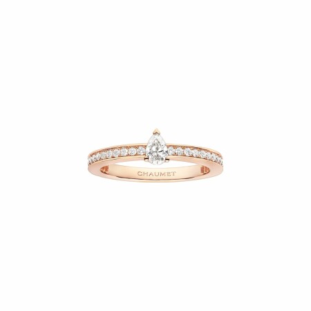 Bague Chaumet Josephine Eclat D'Eternité en or rose et diamants