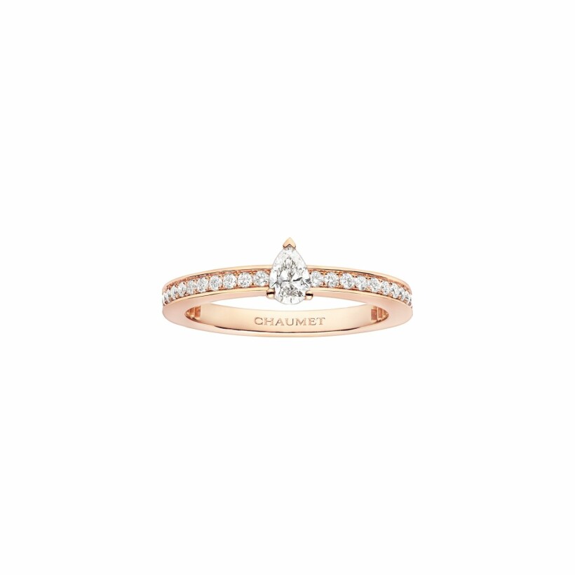 Chaumet Josephine Eclat D'Eternité ring, pink gold, diamonds
