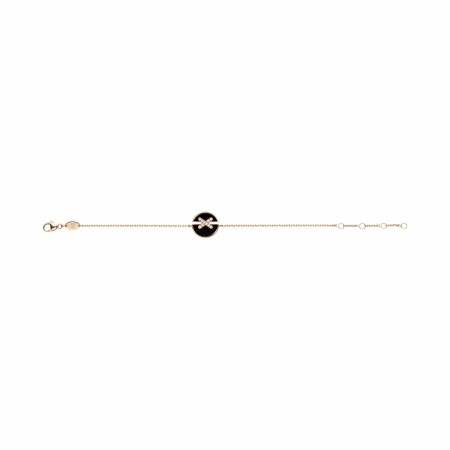 Chaumet Jeux de Liens Harmony bracelet, rose gold, diamonds, onyx