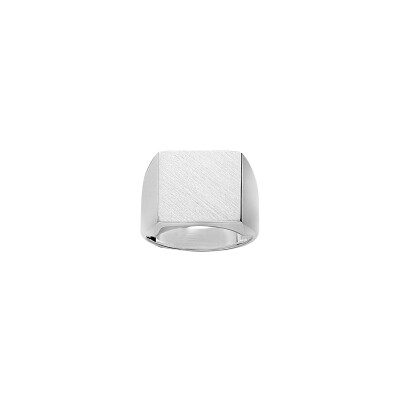 Chevalière en argent, taille 60
