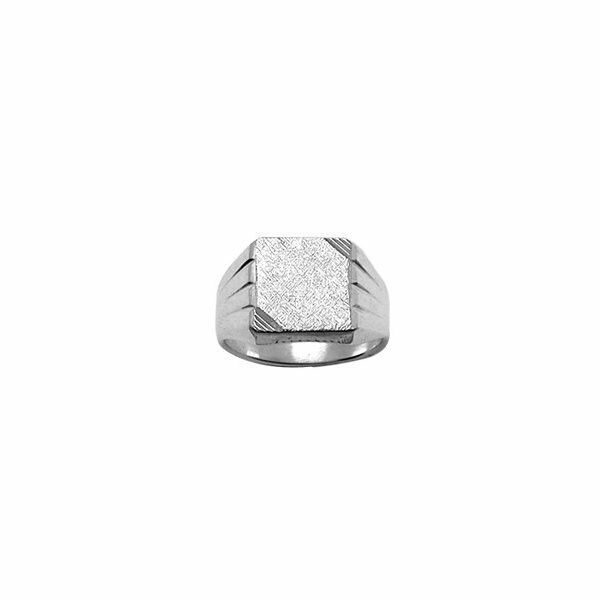 Chevalière 13x10 diamantée