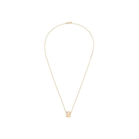 Chaumet Bee my love pendant, medum size, rose gold and diamonds