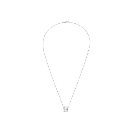 Pendentif Chaumet Bee my love moyen modèle en or blanc et diamants